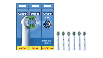 Oral-B | Precision Clean Brush Set | EB20RX-6 | Heads | For adults | Number of brush heads included 6 | White