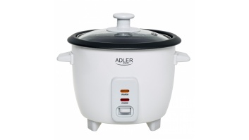 Adler Rice Cooker | AD 6418 | 300 W | 0.6 L | Number of programs 2 | White