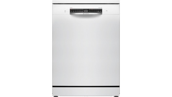 Bosch | Dishwasher | SMS4HVW00E | Free standing | Width 60 cm | Number of place settings 14 | Number of programs 6 | Energy efficiency class D | Display | AquaStop function | White