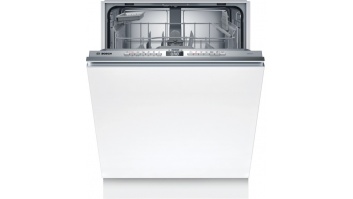 Bosch | Dishwasher | SMV4HTX00E | Built-in | Width 60 cm | Number of place settings 13 | Number of programs 6 | Energy efficiency class D | Display | AquaStop function | White