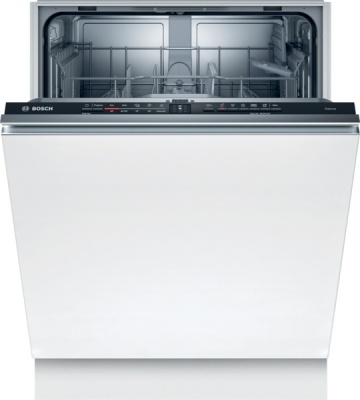 Bosch | Dishwasher | SMV2ITX18E | Built-in | Width 60 cm | Number of place settings 12 | Number of programs 5 | Energy efficiency class E | Display | AquaStop function | White