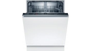 Bosch | Dishwasher | SMV2ITX18E | Built-in | Width 60 cm | Number of place settings 12 | Number of programs 5 | Energy efficiency class E | Display | AquaStop function | White