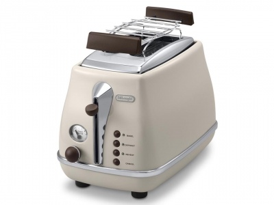 Delonghi | Toaster | CTOV 2103.BG | Power 900 W | Number of slots 2 | Housing material Stainless steel | Beigi