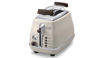 Delonghi | Toaster | CTOV 2103.BG | Power 900 W | Number of slots 2 | Housing material Stainless steel | Beigi