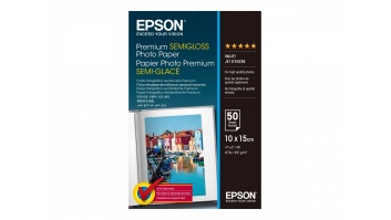 Epson Premium Semigloss Photo Paper 10x15cm, 251g/m2, 50 sheets