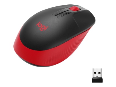 Logitech | Full size Mouse | M190 | Wireless | USB | Red