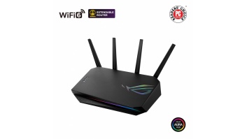 Wireless Router | ROG STRIX GS-AX5400 | 4804 + 574 Mbit/s | Ethernet LAN (RJ-45) ports 4 | Mesh Support Yes | MU-MiMO Yes | No mobile broadband | Antenna type  External antenna x 4 | 36 month(s)