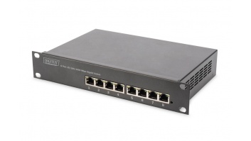 Digitus | 8-port Gigabit Ethernet Switch | DN-80114 | Unmanaged | Rackmountable | Power supply type Internal