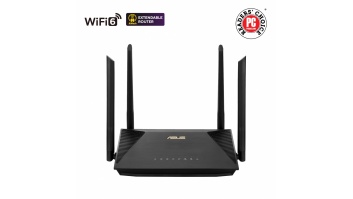 Wi-Fi 6 Wireless Dual Band Gigabit Router | RT-AX1800U | 802.11ax | Ethernet LAN (RJ-45) ports 3 | Mesh Support No | MU-MiMO Yes | No mobile broadband | Antenna type External | 1xUSB