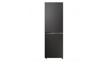 Candy CNCQ2T618EB Refrigerator, E, Free standing, Combi, Height 1850 cm, Fridge net 235 L, Freezer net 120 L, Black | Candy