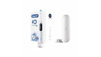 Electric Toothbrush | iO6 | Rechargeable | For adults | Number of brush heads included 1 | Number of teeth brushing modes 5 | White