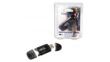 Logilink | Cardreader USB 2.0 Stick external for MMC, RS-MMC, SD and SD HC