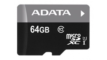 ADATA | Premier | UHS-I | 64 GB | MicroSDXC | Flash memory class 10 | Adapter