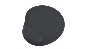 Gembird | Gel mouse pad with wrist support | Ergonomic mouse pad | 240 x 220 x 4 mm | Black