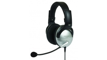 Koss | Headphones | SB45 | Wired | On-Ear | Microphone | Noise canceling | Silver/Black