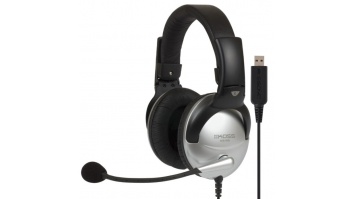 Koss | Gaming headphones | SB45 USB | Wired | On-Ear | Microphone | Noise canceling | Silver/Black