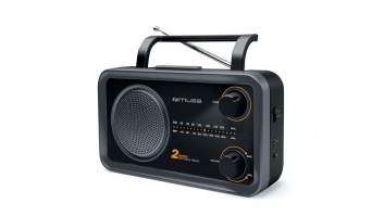 Muse | 2-bands portable radio | M-06DS | AUX in | Grey