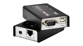 Aten USB VGA Cat 5 Mini KVM Extender (1280 x 1024@100m) | Aten | Extender | USB VGA Cat 5 Mini KVM Extender