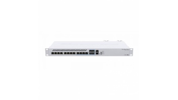 MikroTik Cloud Router Switch 312-4C+8XG-RM with RouterOS L5, 1U rackmount Enclosure