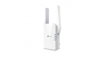 TP-LINK | Extender | RE505X | 802.11ax | 2.4GHz/5GHz | 300+1200 Mbit/s | 10/100/1000 Mbit/s | Ethernet LAN (RJ-45) ports 1 | MU-MiMO No | no PoE | Antenna type 2xExternal