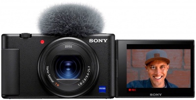 Sony ZV1BDI.EU Vlog Camera | Sony | Vlog Camera | ZV-1 | Compact camera | 20.1 MP | ISO 25600 | Display diagonal 3.0 " | Video recording | Wi-Fi | Magnification 5.3 x, 10.7 x | CMOS | Black