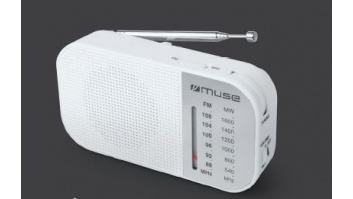 Muse | M-025 RW | Portable radio | White