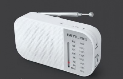 Muse | M-025 RW | Portable radio | White