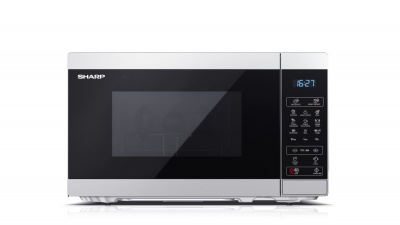 Sharp | Microwave Oven | YC-MG02E-S | Free standing | 20 L | 800 W | Grill | Silver