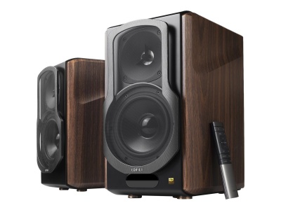 Edifier S2000MKIII Bookshelf Speaker, Brown | Edifier