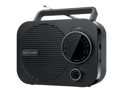 Muse | M-050 R | Portable radio | AUX in | Black