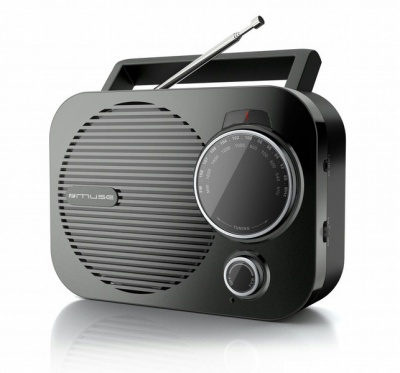 Muse | M-050 R | Portable radio | AUX in | Black