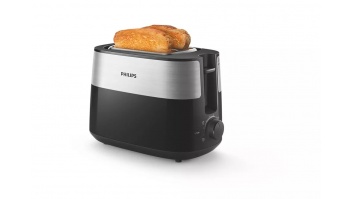 Philips | Toaster | HD2516/90 Daily Collection | Power 830 W | Number of slots 2 | Housing material Plastic | Black