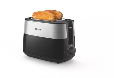 Philips | Toaster | HD2516/90 Daily Collection | Power 830 W | Number of slots 2 | Housing material Plastic | Black