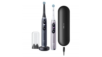 Oral-B | Electric Toothbrush | iO 9 Series Duo | Rechargeable | For adults | Number of brush heads included 2 | Number of teeth brushing modes 7 | Black Onyx/Rose