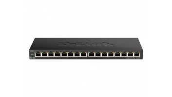 D-Link | 16-Port Gigabit Desktop Switch | DGS-1016S | Unmanaged | Desktop