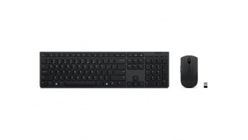 Lenovo | Professional Wireless Rechargeable Combo Keyboard and Mouse | Keyboard and Mouse Set | Wireless | Mouse included | US | Bluetooth | Grey