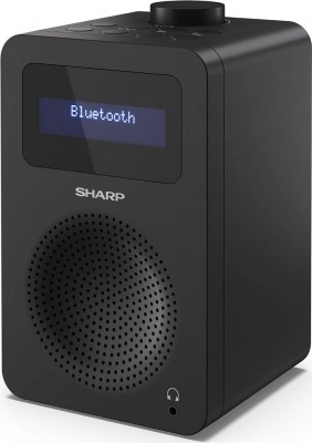 Sharp DR-430(BK) Digital Radio, FM/DAB/DAB+, Bluetooth 5.0, Midnight Black | Sharp | Digital Radio | DR-430(BK) | Midnight Black | Bluetooth | FM radio | Headphone out