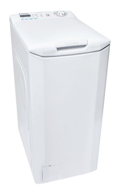 Candy | Washing Machine | CST 26LET/1-S | Energy efficiency class D | Top loading | Washing capacity 6 kg | 1200 RPM | Depth 60 cm | Width 41 cm | Display | LED | NFC | White