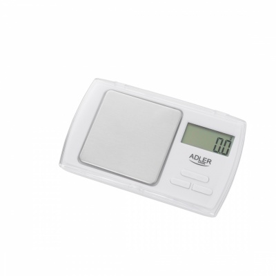 Adler | Precision scale | AD 3161 | Maximum weight (capacity) 0.5 kg | Accuracy 0.01 g | White