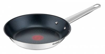 TEFAL Cook Eat Pan | B9220404 | Frying | Diameter 24 cm | Suitable for induction hob | Fixed handle | Stainless Steel