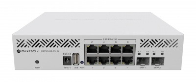 MikroTik | Cloud Router Switch | CRS310-8G+2S+IN | Rackmountable | 1 Gbps (RJ-45) ports quantity 8 | SFP+ ports quantity 2