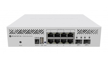 MikroTik | Cloud Router Switch | CRS310-8G+2S+IN | Rackmountable | 1 Gbps (RJ-45) ports quantity 8 | SFP+ ports quantity 2