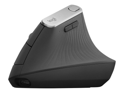 Logitech | Ergonomic Mouse | MX VERTICAL | Wireless | USB, Bluetooth | Graphite