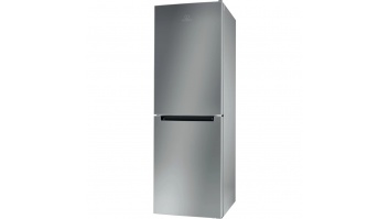 INDESIT | Refrigerator | LI7 S2E S | Energy efficiency class E | Free standing | Combi | Height 176.3 cm | Fridge net capacity 197 L | Freezer net capacity 111 L | 39 dB | Silver