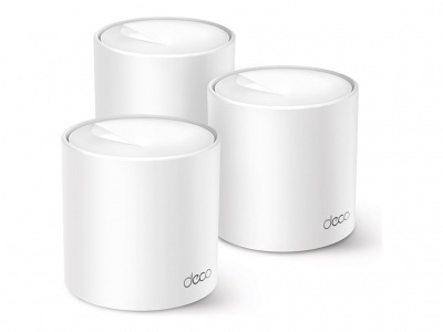 AX1500 Whole Home Mesh Wi-Fi 6 System | Deco X10 (3-pack) | 802.11ax | 10/100/1000 Mbit/s | Ethernet LAN (RJ-45) ports 1 | Mesh Support Yes | MU-MiMO Yes | No mobile broadband | Antenna type Internal