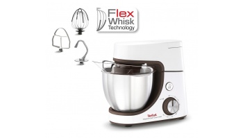 TEFAL | Masterchef Gourmet Food Processor | QB51K138 | 1100 W | Number of speeds 8 | Bowl capacity 4.6 L | White