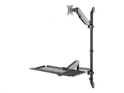 Digitus | Wall mount | Tilt, height adjustment, rotate | 17-32 " | Black