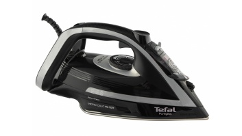 TEFAL | FV8062 Puregliss | Steam Iron | 3000 W | Water tank capacity 0.27 ml | Continuous steam 50 g/min | Steam boost performance 280 g/min | Black/Grey