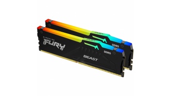 Kingston Fury Beast 32GB DDR5, 6400 MHz, CL32, 288-Pin, DIMM Kit (16GB x 2)