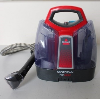 SALE OUT. Bissell SpotClean ProHeat Spot Cleaner,NO ORIGINAL PACKAGING, SCRATCHES, MISSING INSTRUKCION MANUAL,MISSING ACCESSORIES | Bissell | Spot Cleaner | SpotClean ProHeat | Corded operating | Handheld | Washing function | 330 W | - V | Operating time 